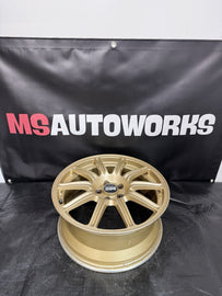 2004 Subaru Impreza WRX STi Factory Gold BBS Wheel 5x100 OEM #5156372