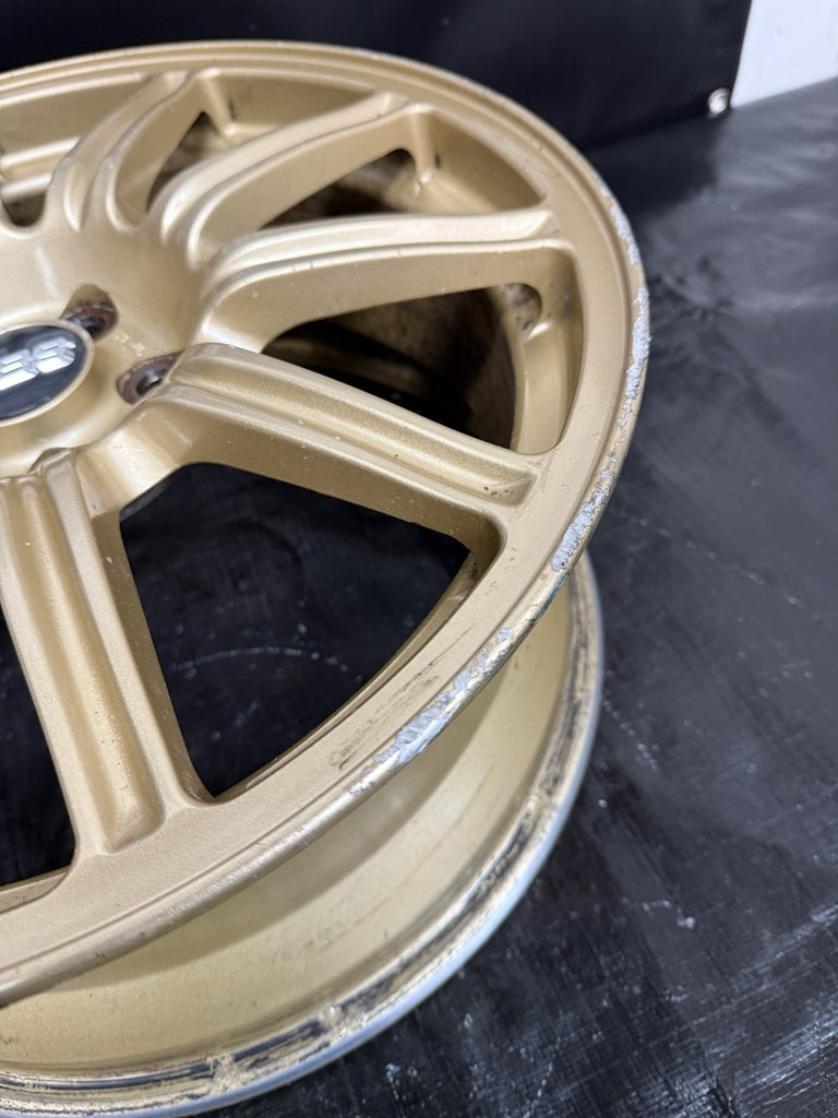 2004 Subaru Impreza WRX STi Factory Gold BBS Wheel 5x100 OEM #5156371