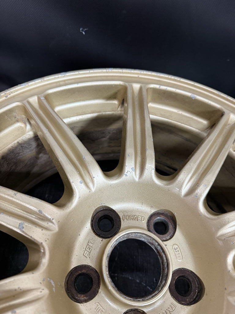 2004 Subaru Impreza WRX STi Factory Gold BBS Wheel 5x100 OEM #5156373