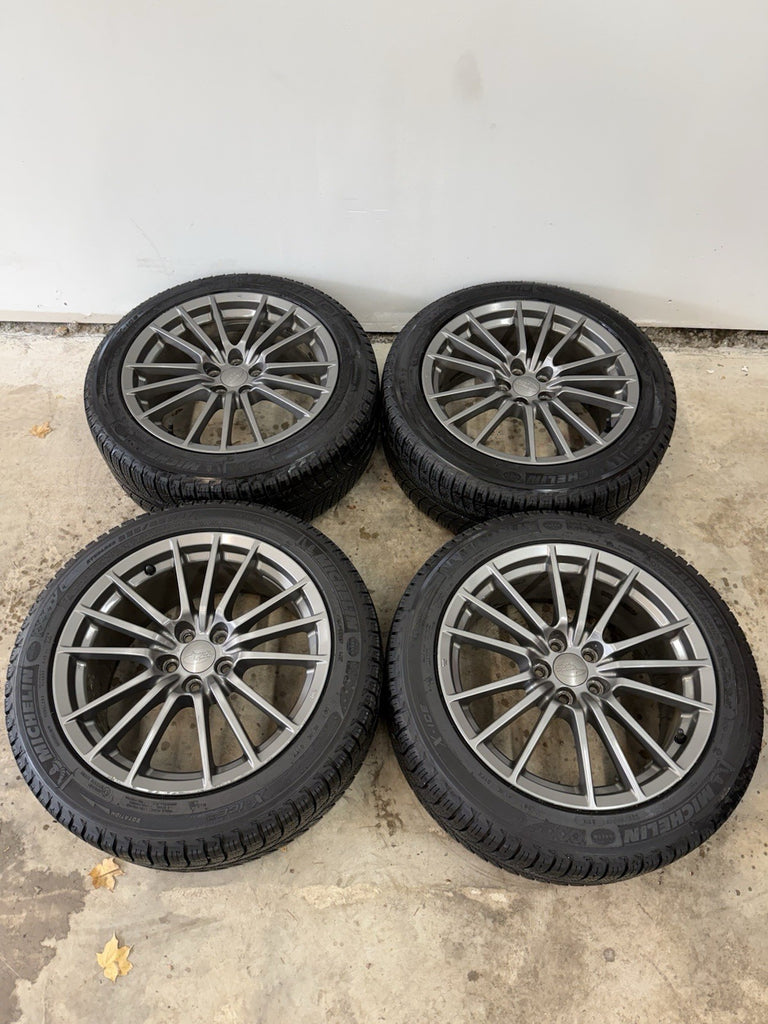 2008-2014 Subaru WRX OEM Factory Wheels with Michelin Snow Tires