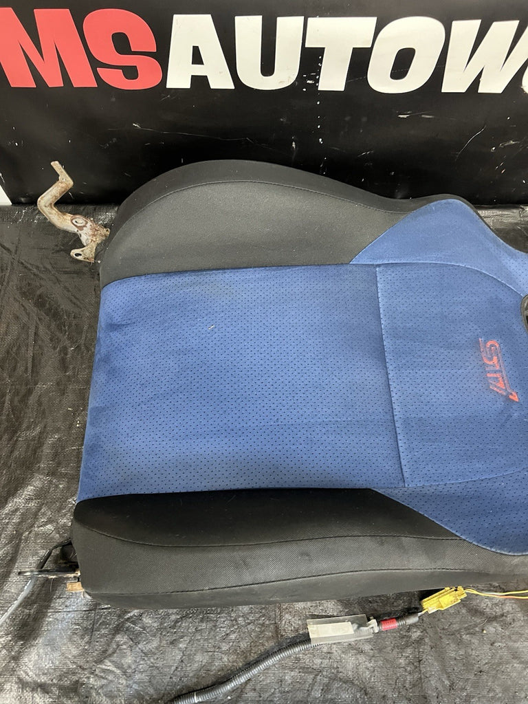 2004-2007 Subaru WRX STI Front Passenger Right Seat Back Factory OEM #518682