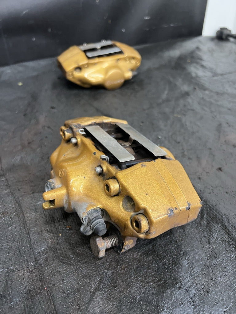 04-07 SUBARU STI REAR BREMBO BRAKE CALIPERS PAIR LEFT/RIGHT #518682