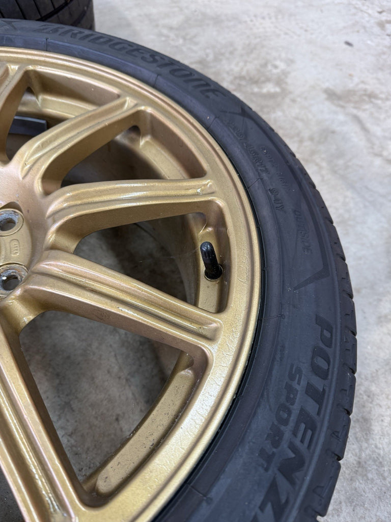 2004 Subaru WRX STi 5x100 BBS OEM Forged Wheels & Tires