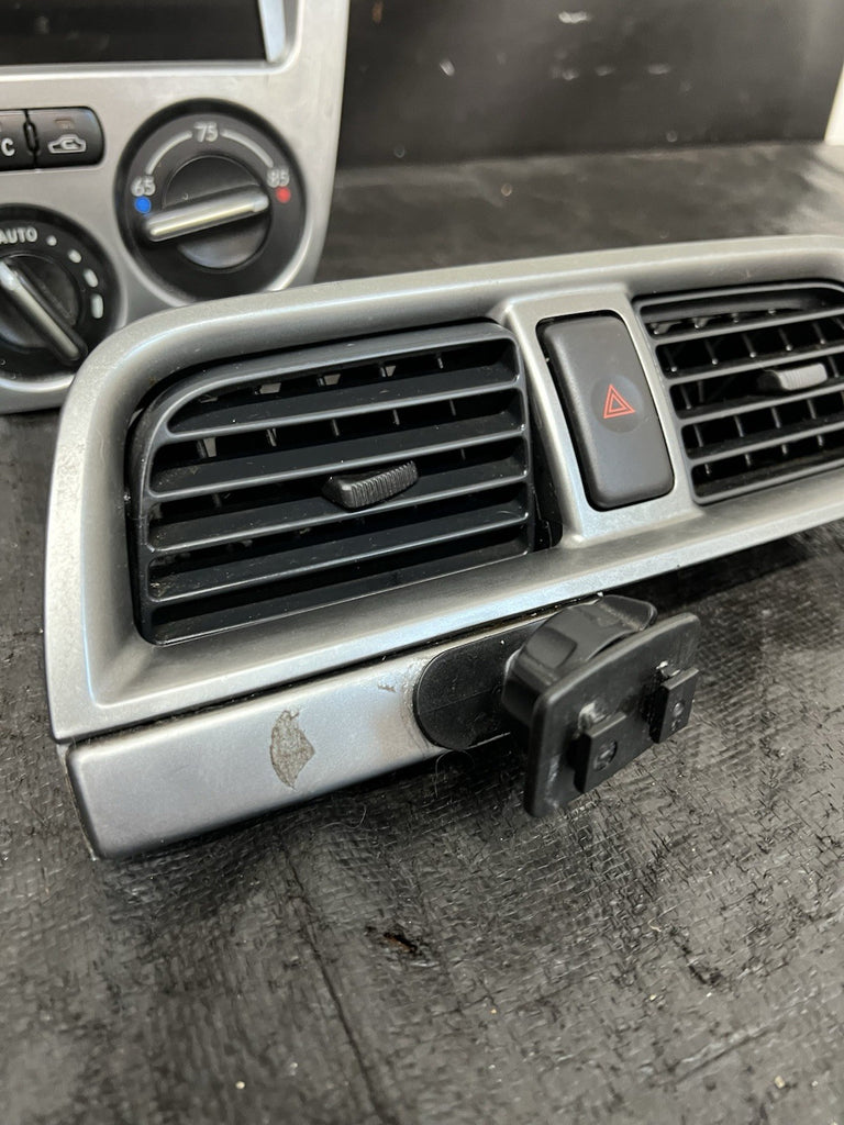 2004 Subaru Impreza WRX STI Radio Climate Trim Bezel & Vents OEM #518682