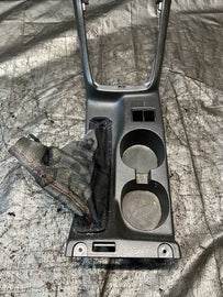 05-07 Subaru WRX STI Center Console Cup Holder With Bride Ebrake Boot #519516