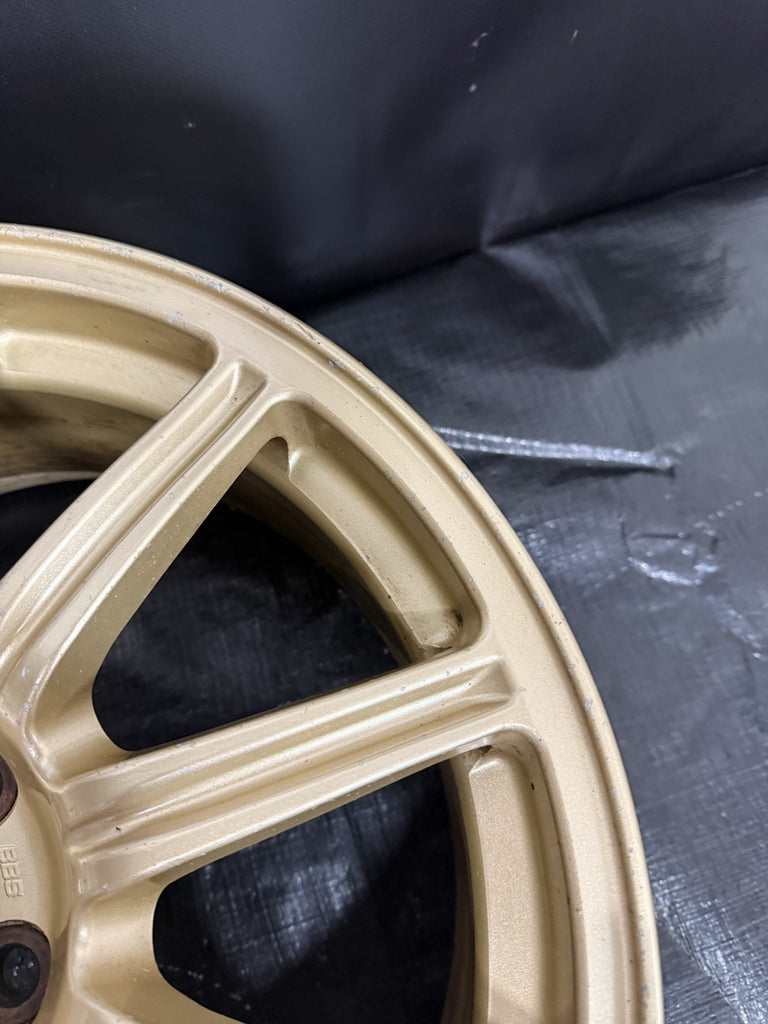 2004 Subaru Impreza WRX STi Factory Gold BBS Wheel 5x100 OEM #5156372
