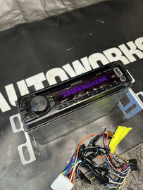 KENWOOD KDC-252U CD RECEIVER CAR RADIO Y21-8180-10 W/ Harness for Subaru #506192