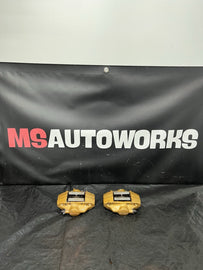 04-07 SUBARU STI REAR BREMBO BRAKE CALIPERS PAIR LEFT/RIGHT #518682