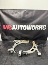 Load image into Gallery viewer, 04-07 SUBARU WRX STI OEM FRONT LOWER ALUMINUM CONTROL ARMS PAIR #525182