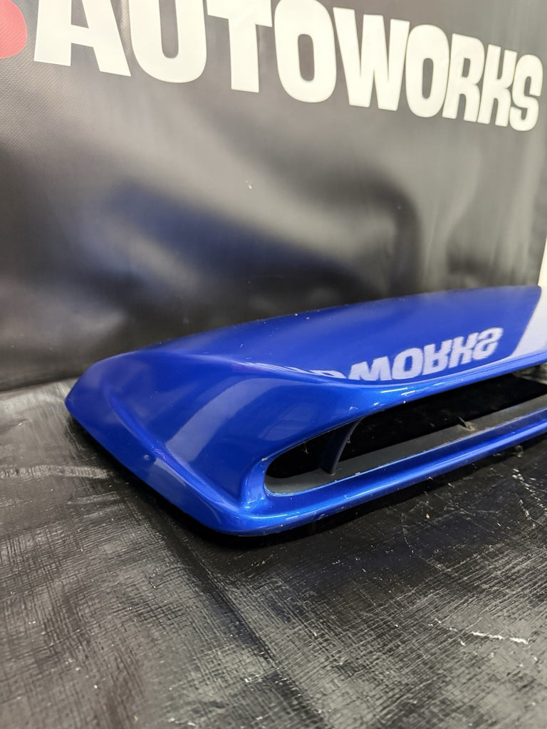 2004 SUBARU IMPREZA WRX STI OEM EXTERIOR HOOD SCOOP WRB WORLD RALLY BLUE #500989