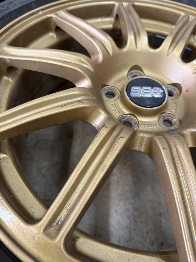 2004 Subaru WRX STi 5x100 BBS OEM Forged Wheels & Tires