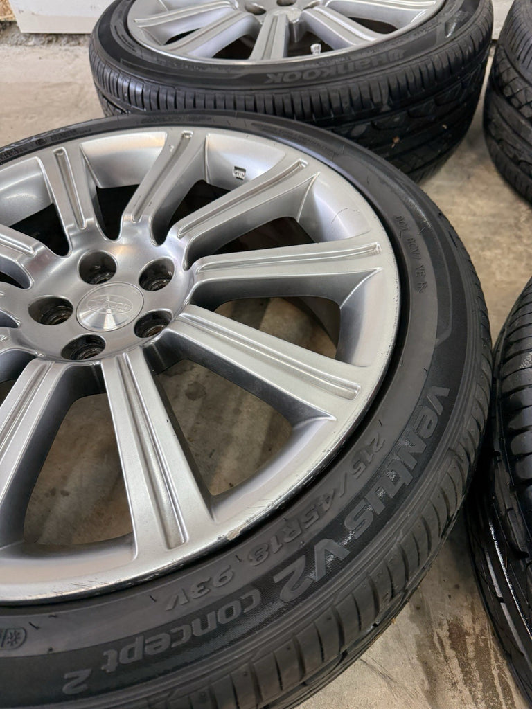 JDM Subaru Forester SG9 STi 5x100 Aluminum Wheels With Hankook Tires