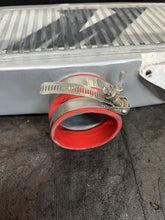 Load image into Gallery viewer, 2002-2007 Subaru WRX STi Mishimoto Top-Mount Intercooler Silver Red Hose #518682