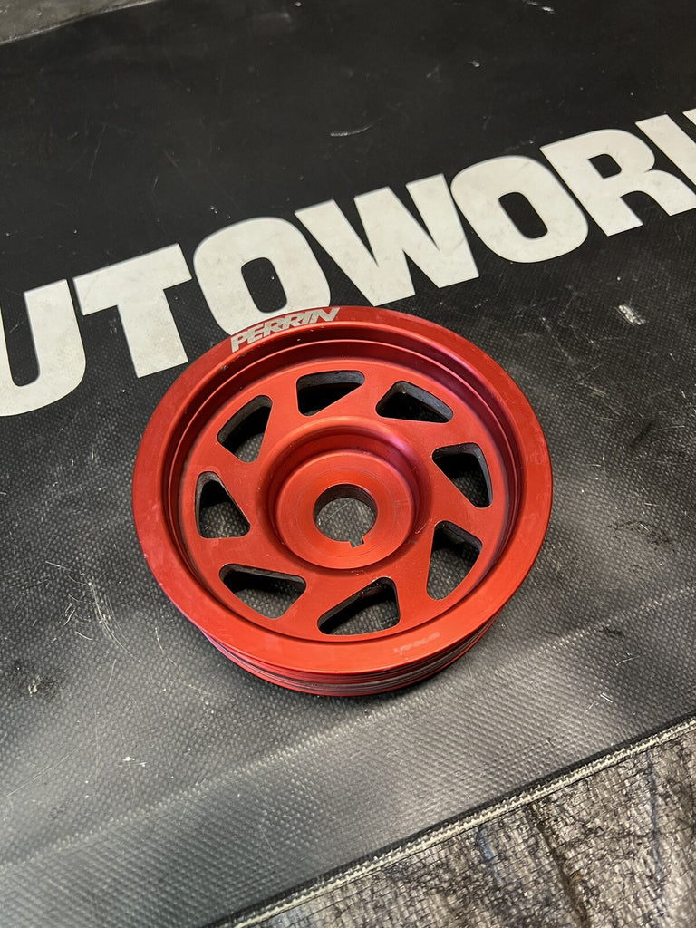 PERRIN LIGHTWEIGHT PULLEY FOR SUBARU IMPREZA WRX STI LEGACY GT TURBO #516938