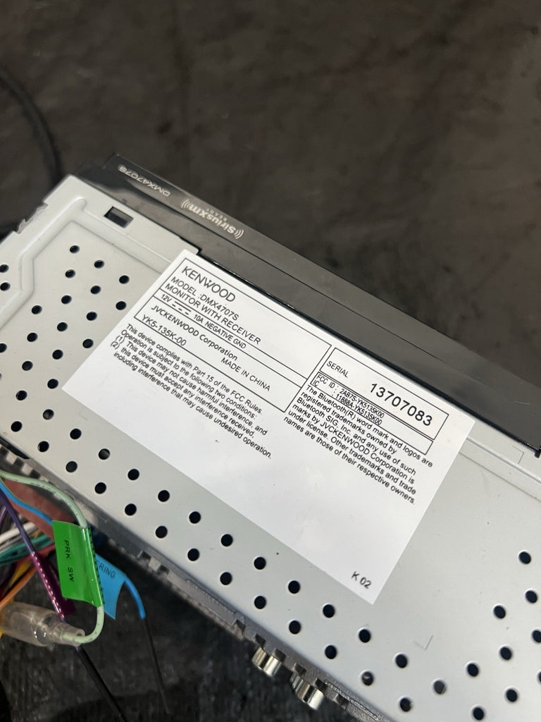 Kenwood 6.8" Digital Media Touchscreen Receive DMX4707S #212661