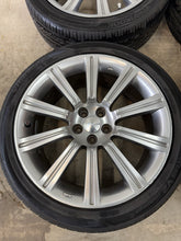 Load image into Gallery viewer, JDM Subaru Forester SG9 STi 5x100 Aluminum Wheels With Hankook Tires