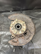 Load image into Gallery viewer, 2005-2007 SUBARU WRX STI FRONT SPINDLES KNUCKLES HUBS PAIR 5x114.3 OEM #525182