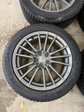 Load image into Gallery viewer, 2008-2014 Subaru WRX OEM Factory Wheels with Michelin Snow Tires