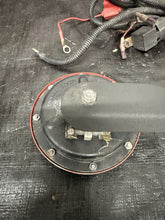 Load image into Gallery viewer, 2002-2007 Subaru WRX STI Red Hella Horns with Harness &amp; Bracket #500989