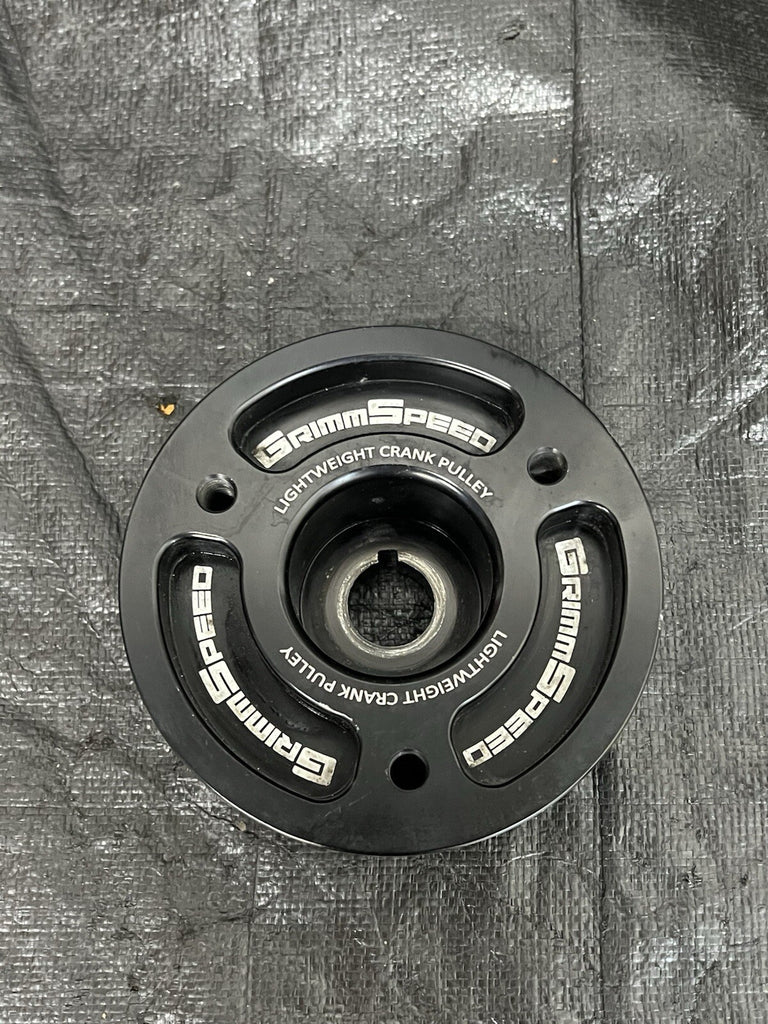 GrimmSpeed Lightweight Crank Pulley for 2004-2021 Subaru WRX STi / 2002-2014 WRX