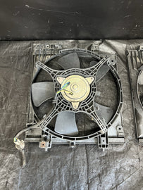 08-14 SUBARU WRX STI OEM RADIATOR COOLING FAN SET 9 11 BLADE LEFT RIGHT #525671