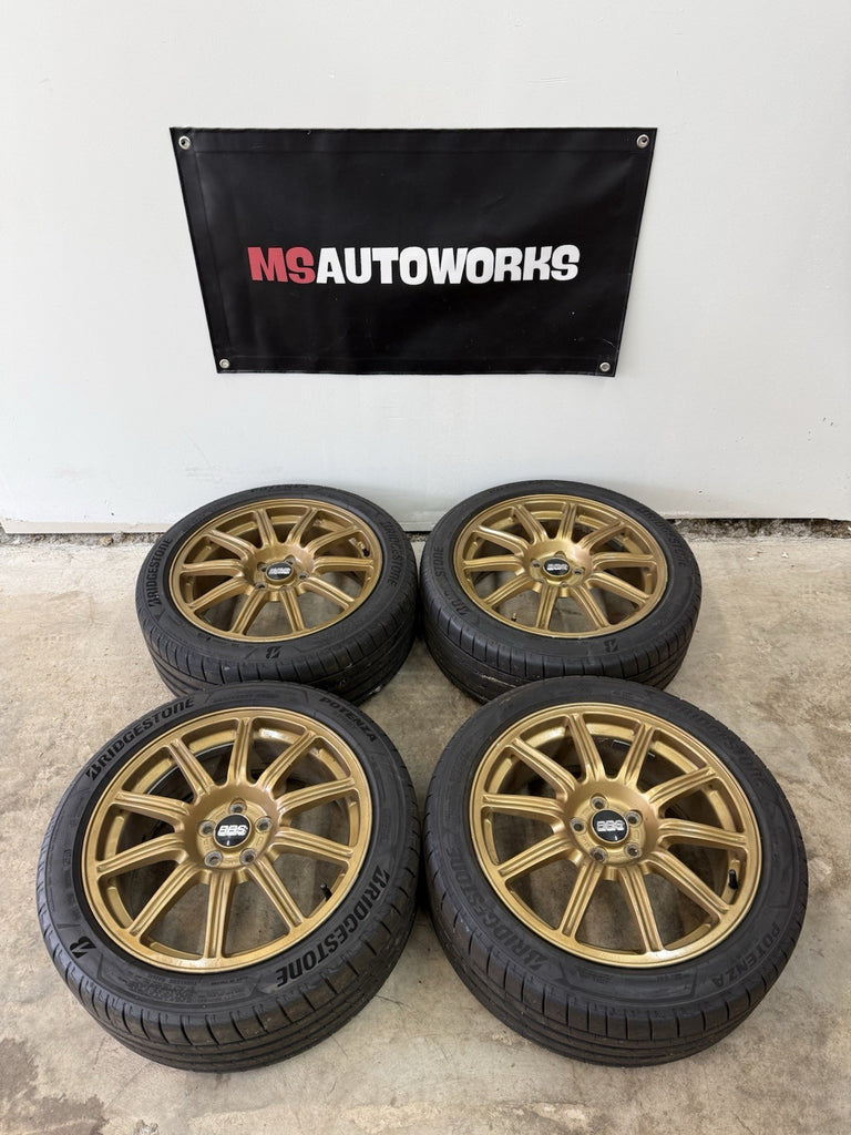 2004 Subaru WRX STi 5x100 BBS OEM Forged Wheels & Tires