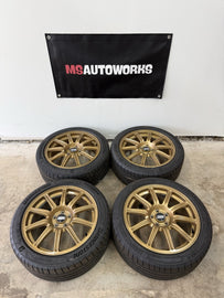 2004 Subaru WRX STi 5x100 BBS OEM Forged Wheels & Tires