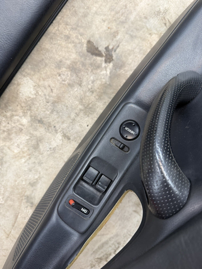 2000-2003 HONDA S2000 AP1 OEM BLACK DOOR PANEL PAIR DRIVER PASSENGER DOOR PANELS