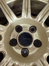 Load image into Gallery viewer, 2004 Subaru Impreza WRX STi Factory Gold BBS Wheel 5x100 OEM #5156373