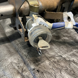 2004 SUBARU WRX STI OEM STEERING COLUMN W/IGNITION KEYS COMPLETE ASSEMBLY#501207