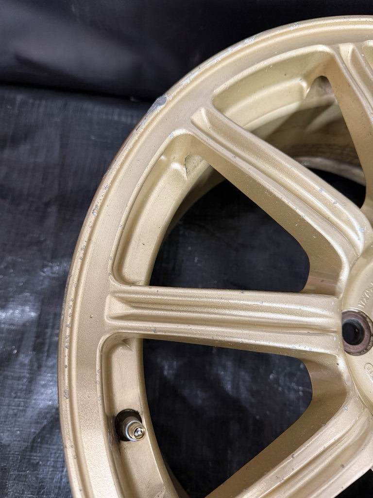 2004 Subaru Impreza WRX STi Factory Gold BBS Wheel 5x100 OEM #5156372