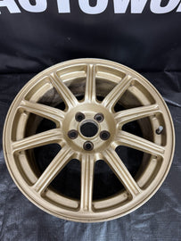 2004 Subaru Impreza WRX STi Factory Gold BBS Wheel 5x100 OEM #5156373