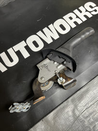 2004 Subaru Impreza WRX STi Ebrake Handle Red Stitched #3