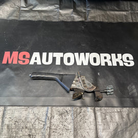 2004 Subaru Impreza WRX STi Ebrake Handle Red Stitched #515637