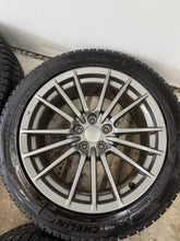 Load image into Gallery viewer, 2008-2014 Subaru WRX OEM Factory Wheels with Michelin Snow Tires