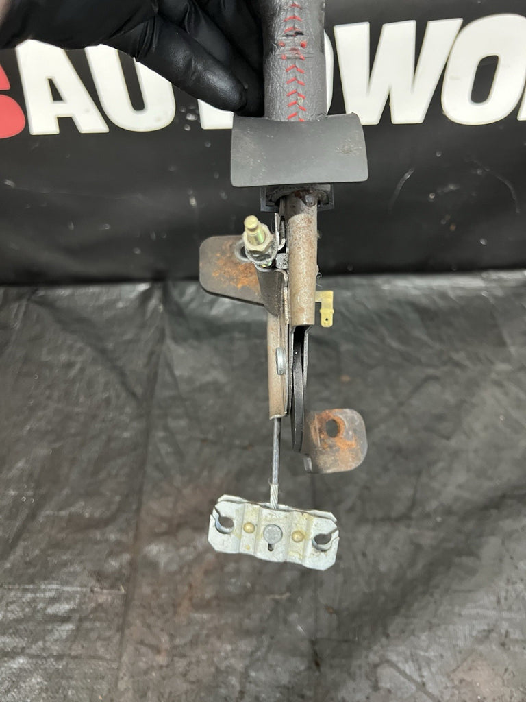 2004 Subaru Impreza WRX STi Ebrake Handle Red Stitched #518682