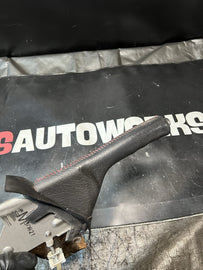 2004 Subaru Impreza WRX STi Ebrake Handle Red Stitched #516938