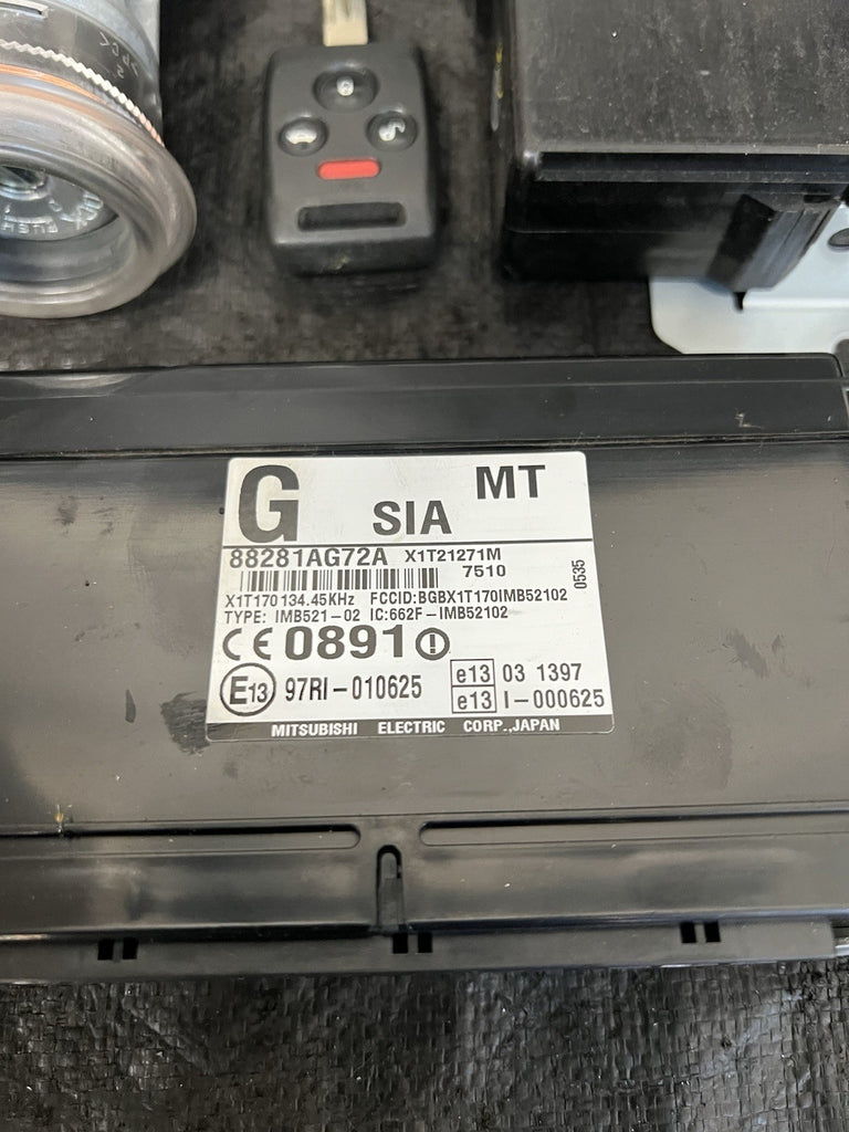 2008-2009 Subaru Legacy GT Spec B Cluster, ECU, Immobilizer & Key Fob #212661