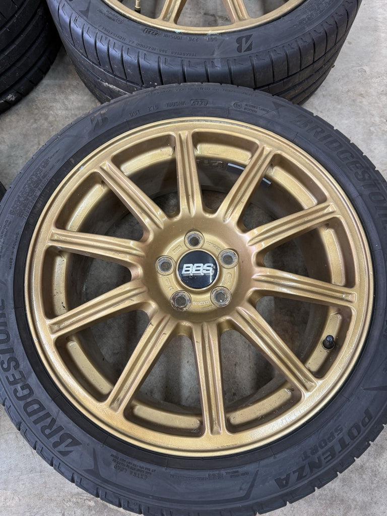 2004 Subaru WRX STi 5x100 BBS OEM Forged Wheels & Tires