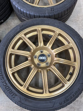 Load image into Gallery viewer, 2004 Subaru WRX STi 5x100 BBS OEM Forged Wheels &amp; Tires
