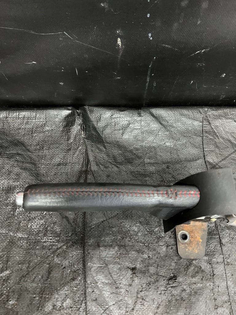 2004 Subaru Impreza WRX STi Ebrake Handle Red Stitched #518682