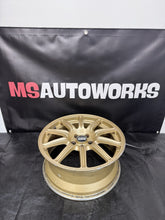 Load image into Gallery viewer, 2004 Subaru Impreza WRX STi Factory Gold BBS Wheel 5x100 OEM #5156371