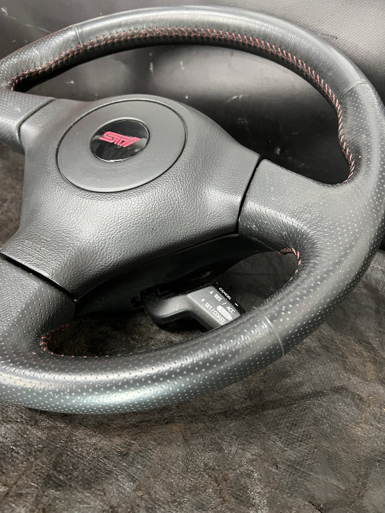 2005 Subaru Impreza WRX STI Steering Wheel #525182
