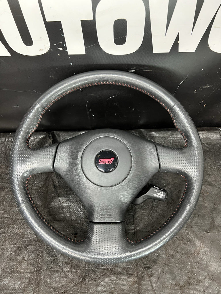 2005 Subaru Impreza WRX STI Steering Wheel #525182