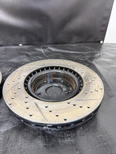 Load image into Gallery viewer, 2005-2017 Subaru WRX STi DBA Front Drilled &amp; Slotted Brake Rotors Set 5x114.3