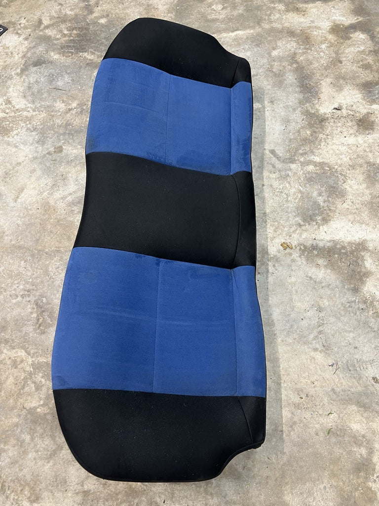 2004-2007 Subaru WRX STi Sedan Rear Lower Seat Blue Cloth #518682