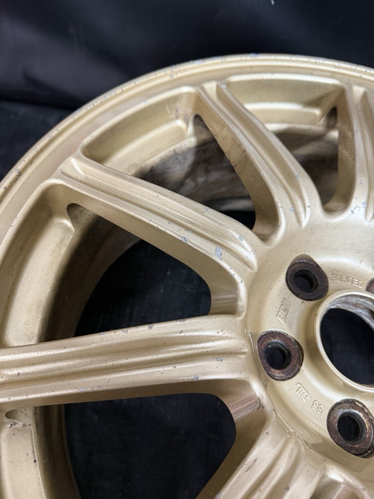2004 Subaru Impreza WRX STi Factory Gold BBS Wheel 5x100 OEM #5156373