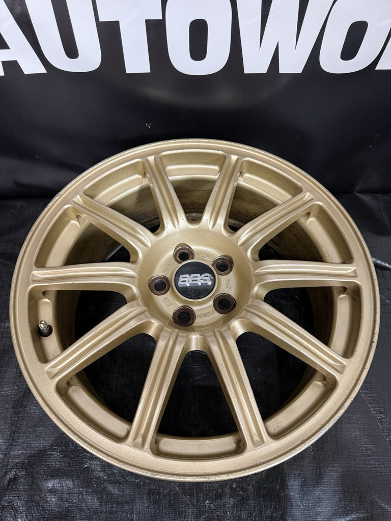 2004 Subaru Impreza WRX STi Factory Gold BBS Wheel 5x100 OEM #5156372