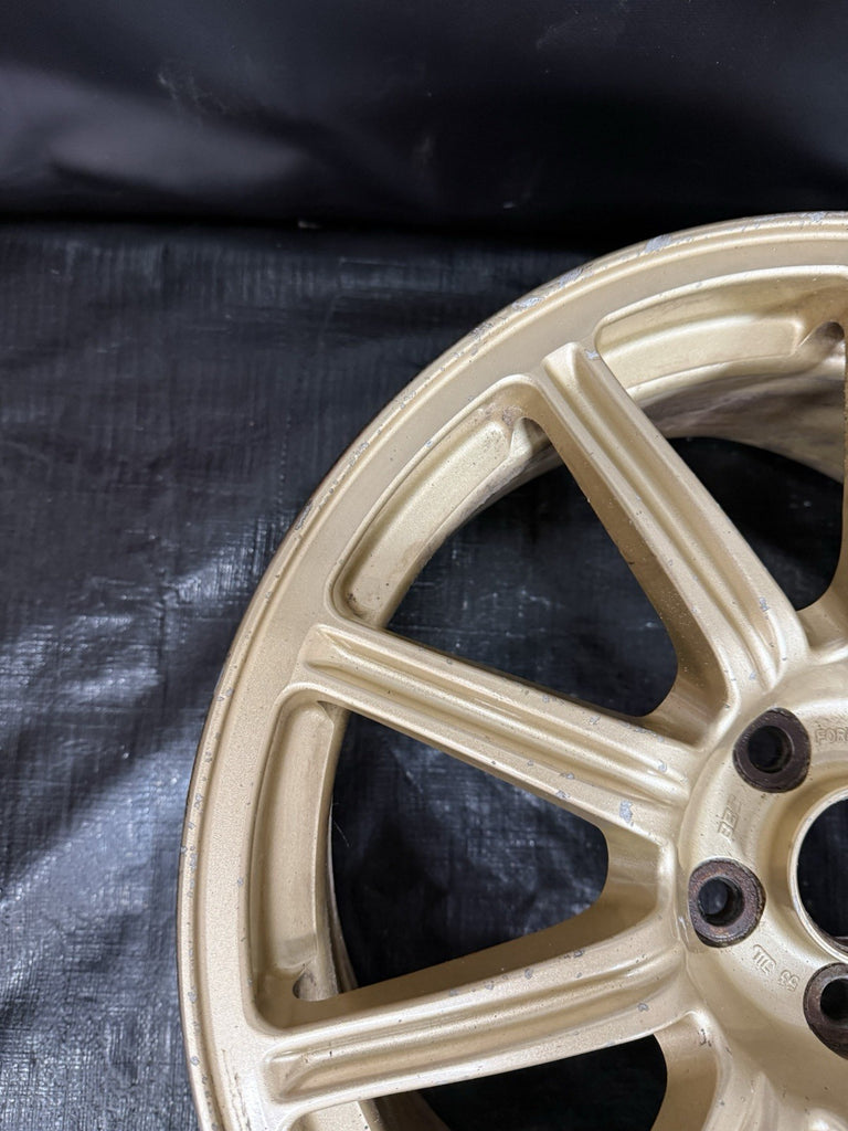 2004 Subaru Impreza WRX STi Factory Gold BBS Wheel 5x100 OEM #5156373