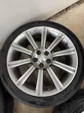 Load image into Gallery viewer, JDM Subaru Forester SG9 STi 5x100 Aluminum Wheels With Hankook Tires